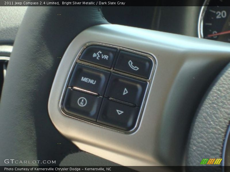 Bright Silver Metallic / Dark Slate Gray 2011 Jeep Compass 2.4 Limited