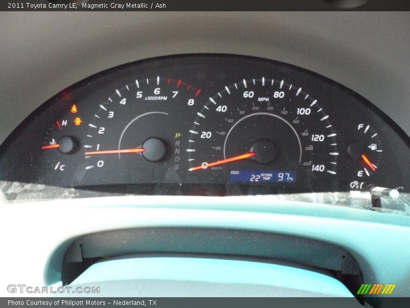 Magnetic Gray Metallic / Ash 2011 Toyota Camry LE