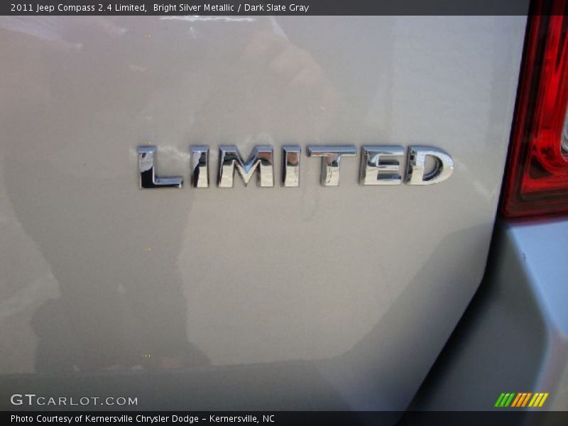 Bright Silver Metallic / Dark Slate Gray 2011 Jeep Compass 2.4 Limited