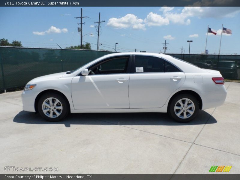 Super White / Ash 2011 Toyota Camry LE