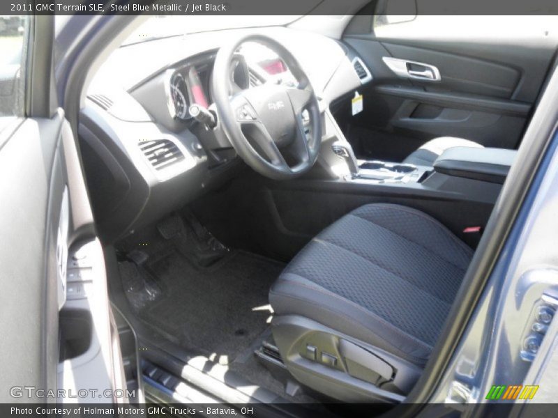 Steel Blue Metallic / Jet Black 2011 GMC Terrain SLE