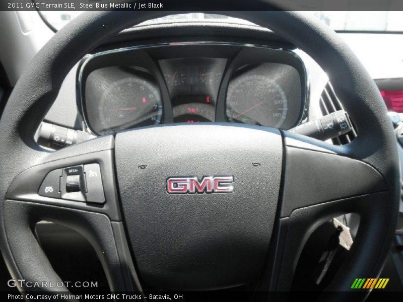 Steel Blue Metallic / Jet Black 2011 GMC Terrain SLE