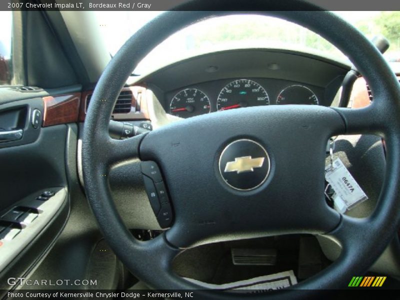 Bordeaux Red / Gray 2007 Chevrolet Impala LT