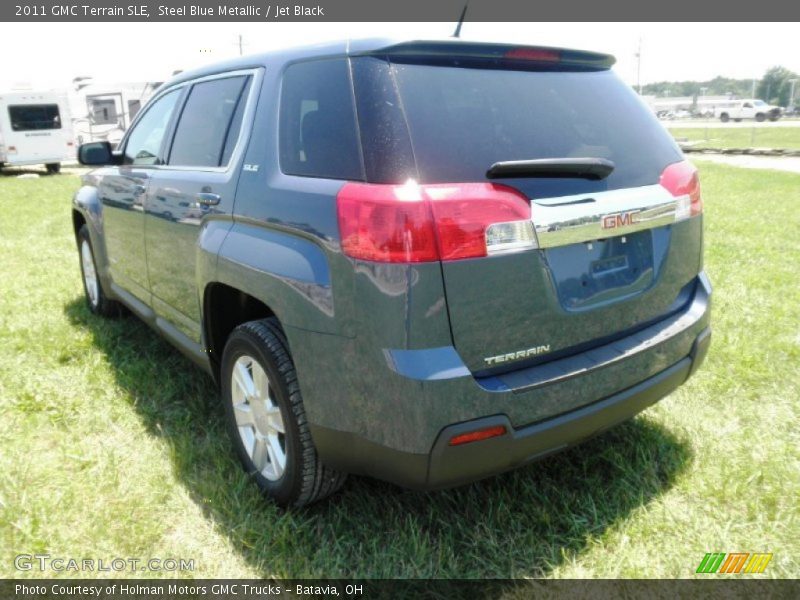 Steel Blue Metallic / Jet Black 2011 GMC Terrain SLE
