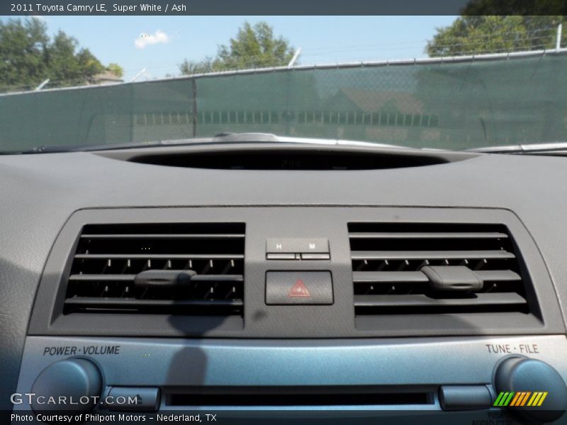 Super White / Ash 2011 Toyota Camry LE