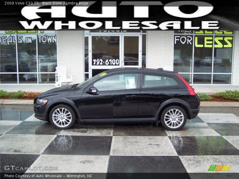 Black Stone / Umbra Beige 2009 Volvo C30 T5