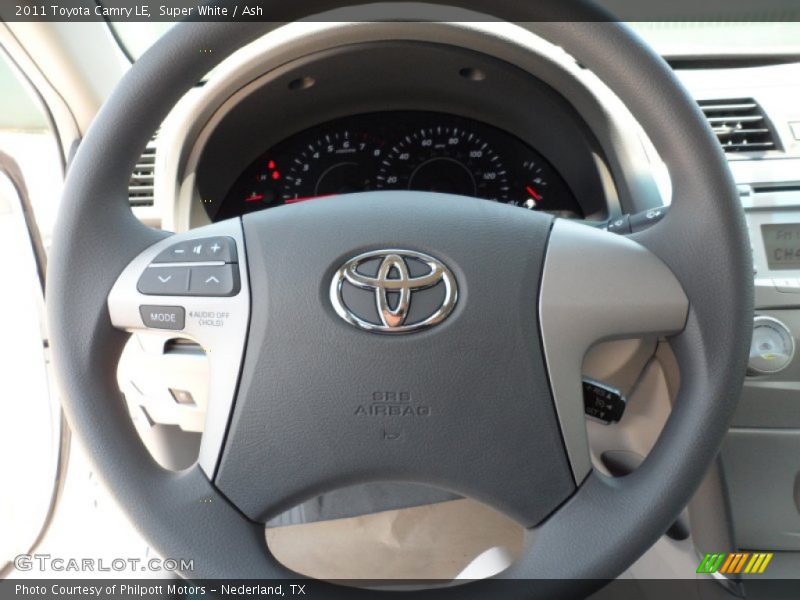 Super White / Ash 2011 Toyota Camry LE
