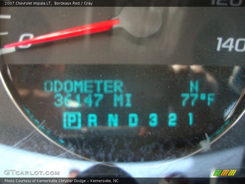 Bordeaux Red / Gray 2007 Chevrolet Impala LT