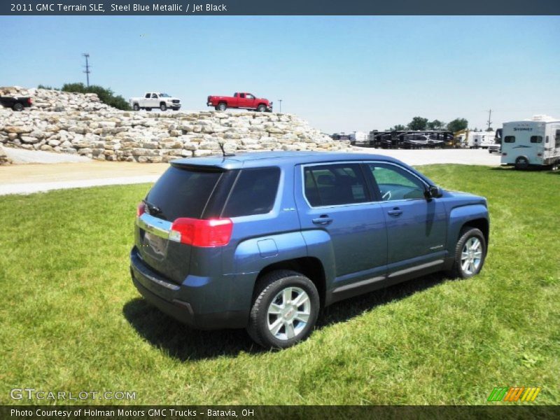 Steel Blue Metallic / Jet Black 2011 GMC Terrain SLE