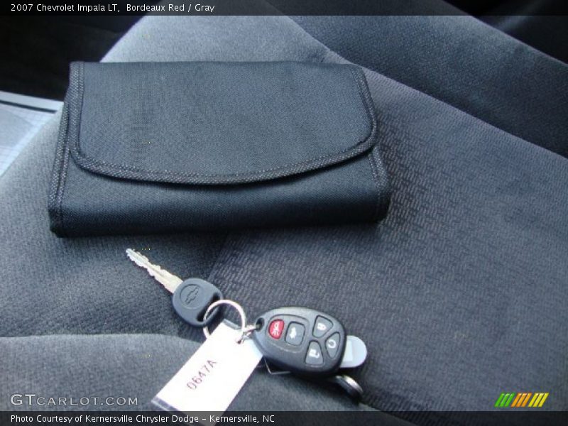 Bordeaux Red / Gray 2007 Chevrolet Impala LT