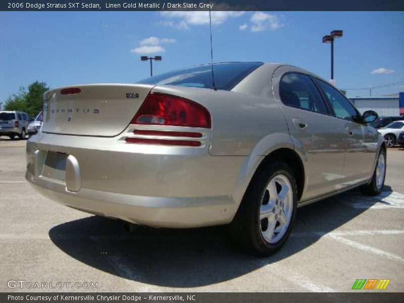Linen Gold Metallic / Dark Slate Grey 2006 Dodge Stratus SXT Sedan