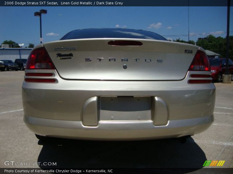 Linen Gold Metallic / Dark Slate Grey 2006 Dodge Stratus SXT Sedan