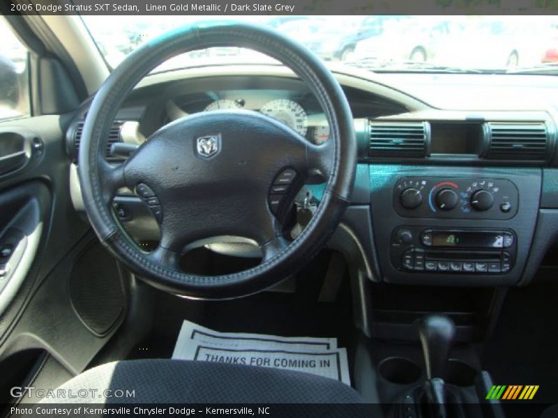 Linen Gold Metallic / Dark Slate Grey 2006 Dodge Stratus SXT Sedan
