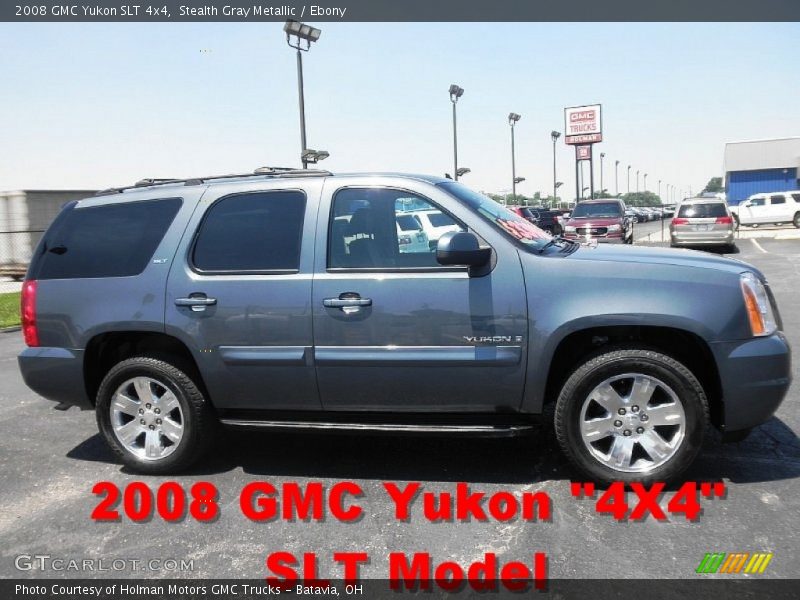 Stealth Gray Metallic / Ebony 2008 GMC Yukon SLT 4x4