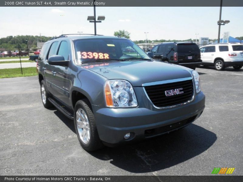 Stealth Gray Metallic / Ebony 2008 GMC Yukon SLT 4x4