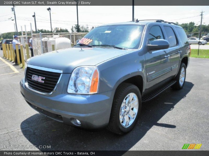 Stealth Gray Metallic / Ebony 2008 GMC Yukon SLT 4x4