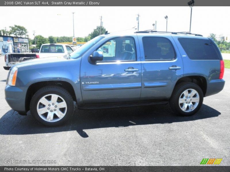 Stealth Gray Metallic / Ebony 2008 GMC Yukon SLT 4x4