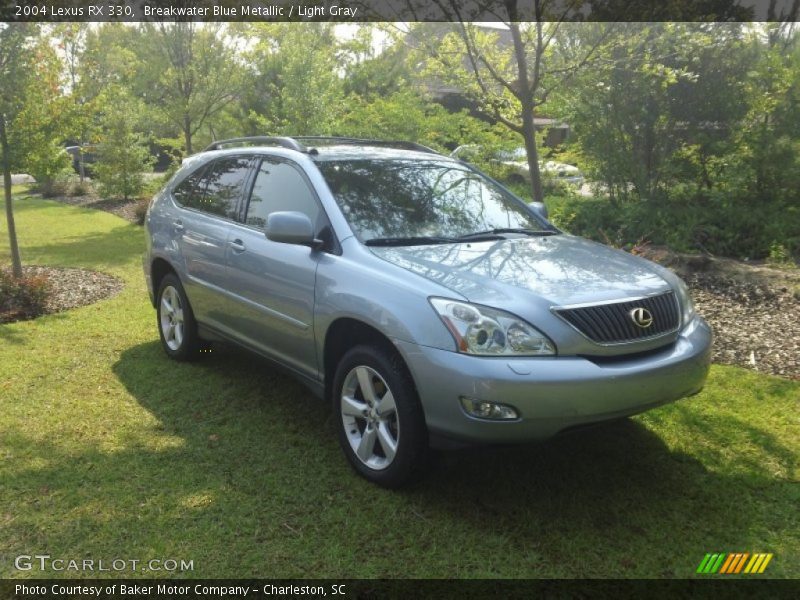 Breakwater Blue Metallic / Light Gray 2004 Lexus RX 330