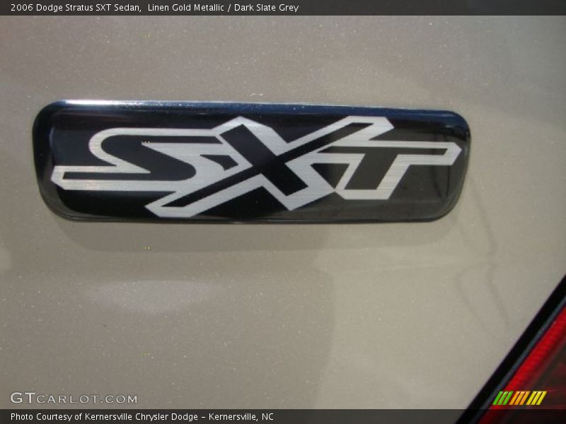Linen Gold Metallic / Dark Slate Grey 2006 Dodge Stratus SXT Sedan