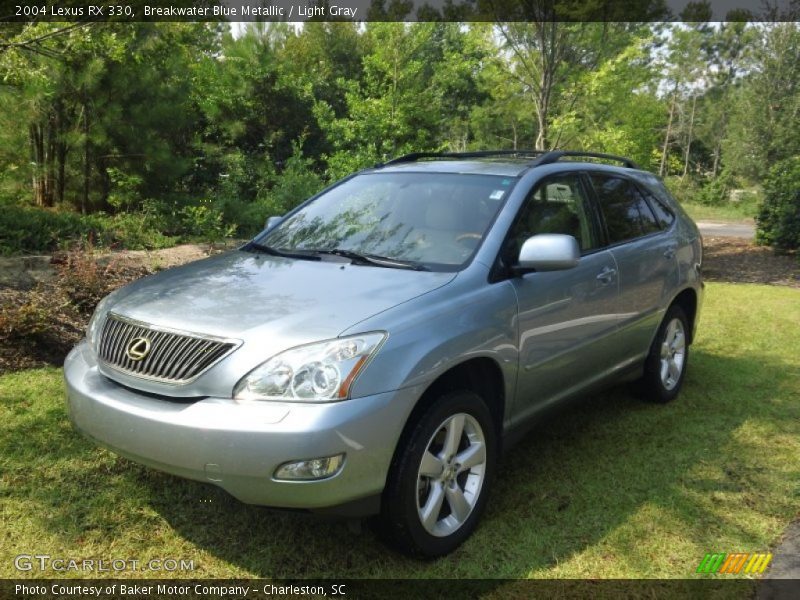 Breakwater Blue Metallic / Light Gray 2004 Lexus RX 330
