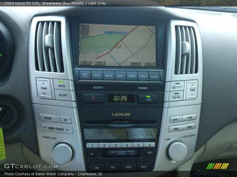 Breakwater Blue Metallic / Light Gray 2004 Lexus RX 330