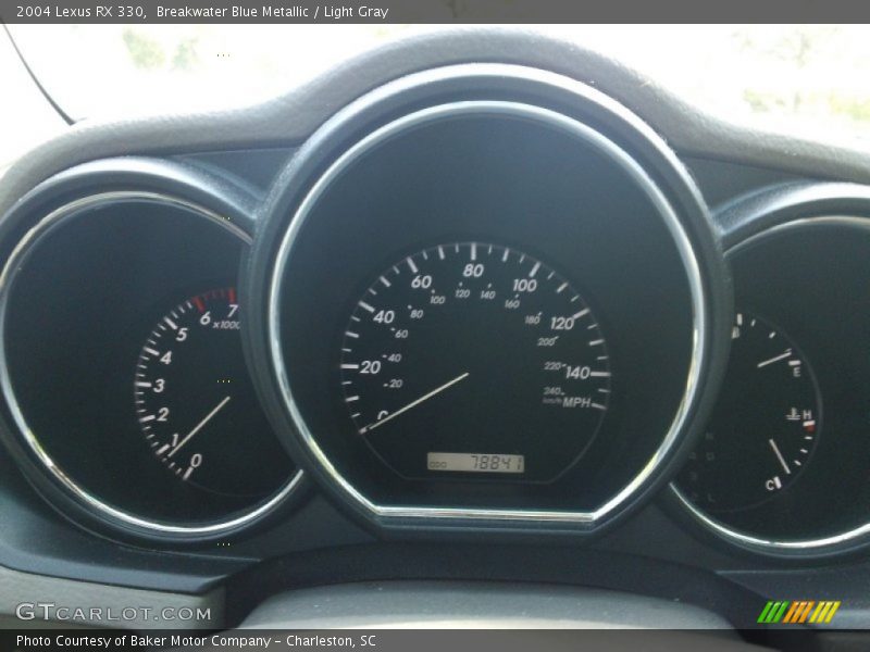 Breakwater Blue Metallic / Light Gray 2004 Lexus RX 330