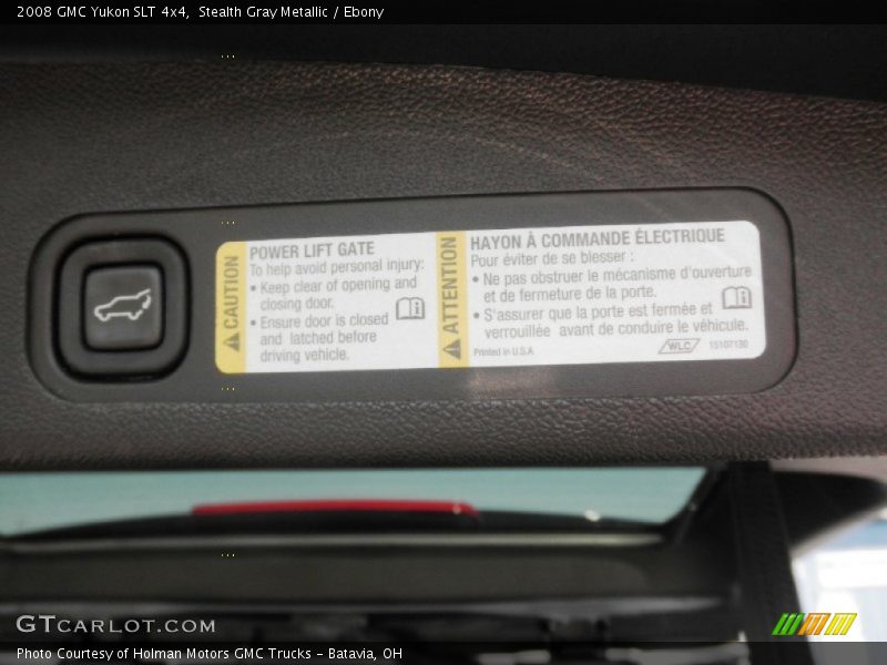 Stealth Gray Metallic / Ebony 2008 GMC Yukon SLT 4x4