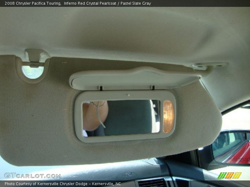 Inferno Red Crystal Pearlcoat / Pastel Slate Gray 2008 Chrysler Pacifica Touring