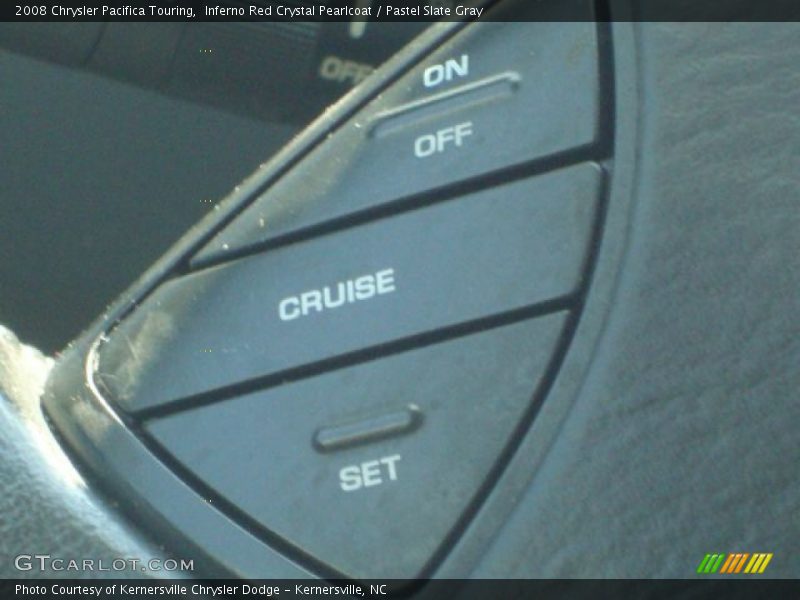 Inferno Red Crystal Pearlcoat / Pastel Slate Gray 2008 Chrysler Pacifica Touring