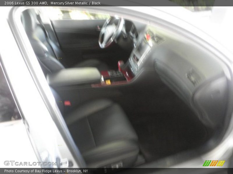 Mercury Silver Metallic / Black 2006 Lexus GS 300 AWD