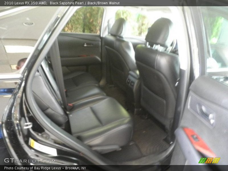 Black Sapphire Pearl / Black/Brown Walnut 2010 Lexus RX 350 AWD