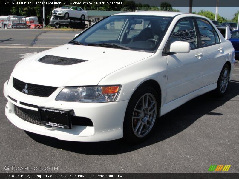  2006 Lancer Evolution IX Wicked White