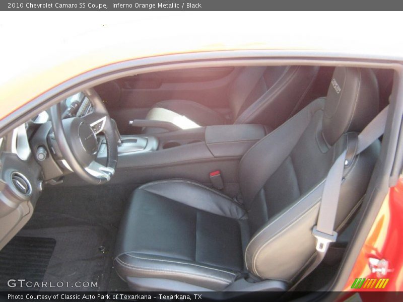 Inferno Orange Metallic / Black 2010 Chevrolet Camaro SS Coupe
