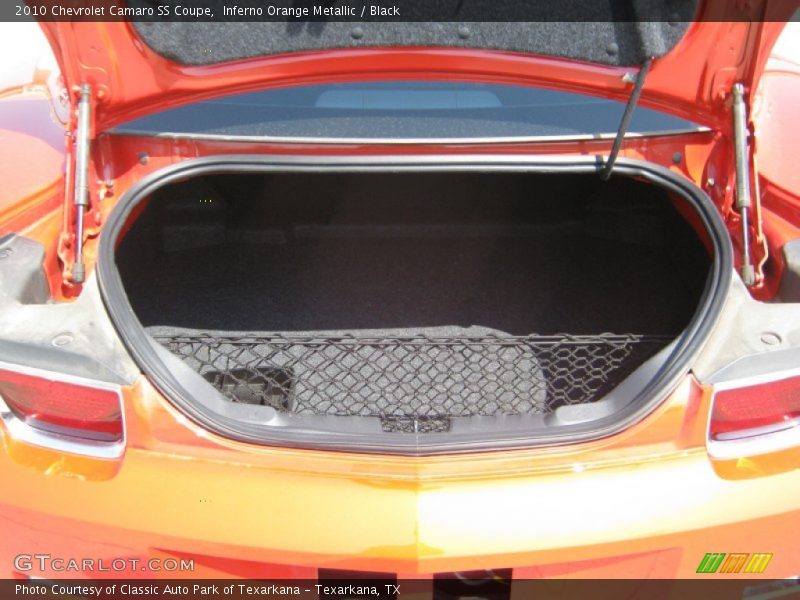 Inferno Orange Metallic / Black 2010 Chevrolet Camaro SS Coupe