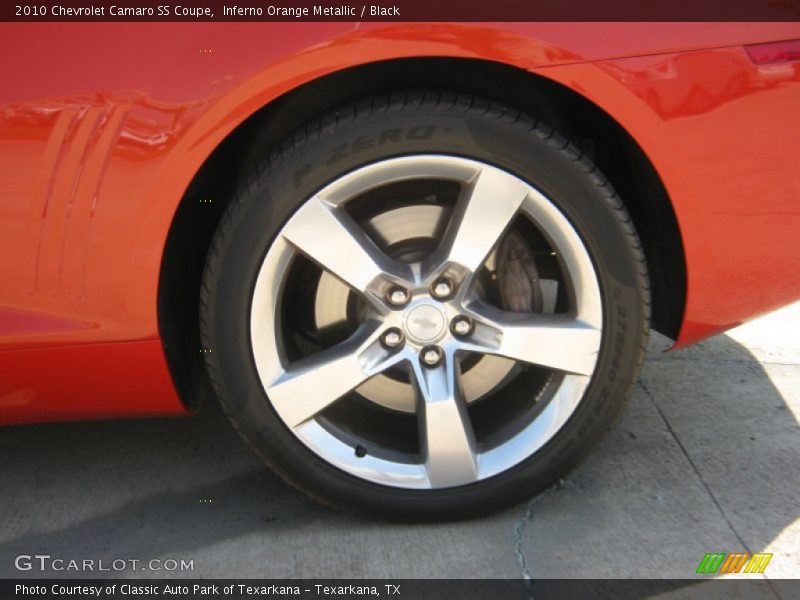 Inferno Orange Metallic / Black 2010 Chevrolet Camaro SS Coupe