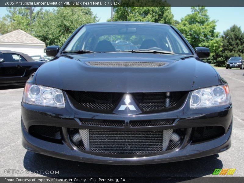Black Pearl Metallic / Black 2005 Mitsubishi Lancer Evolution VIII