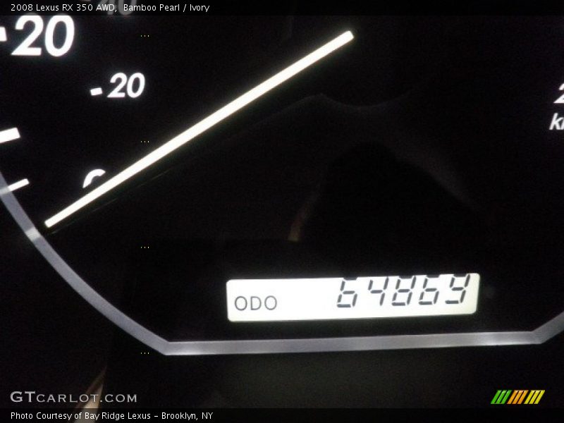 Bamboo Pearl / Ivory 2008 Lexus RX 350 AWD