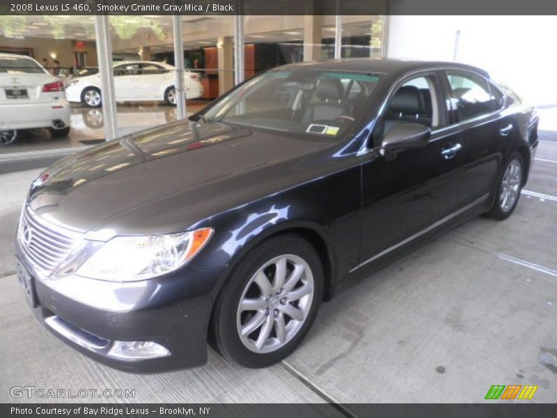 Smokey Granite Gray Mica / Black 2008 Lexus LS 460