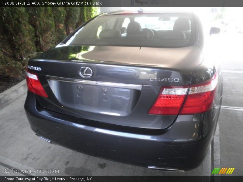 Smokey Granite Gray Mica / Black 2008 Lexus LS 460