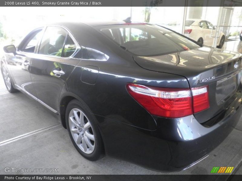 Smokey Granite Gray Mica / Black 2008 Lexus LS 460