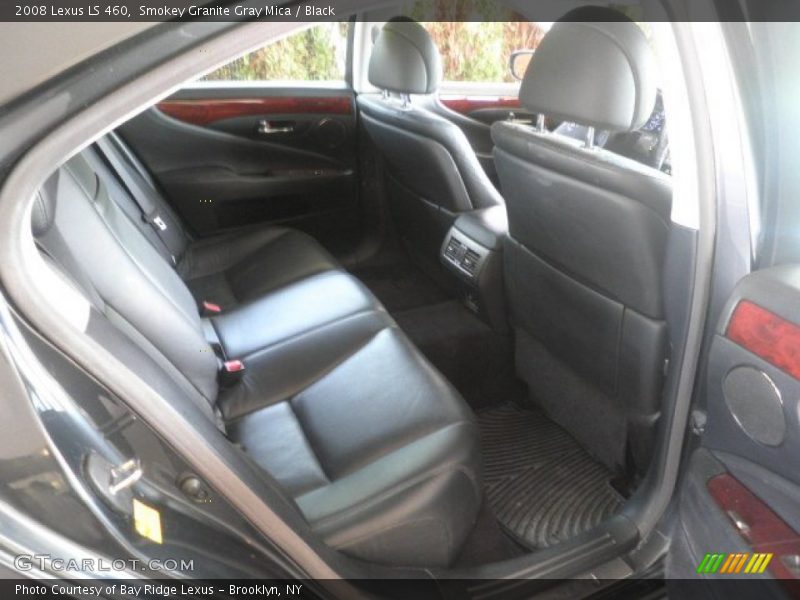 Smokey Granite Gray Mica / Black 2008 Lexus LS 460