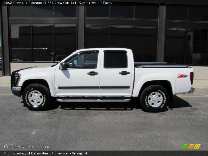 Summit White / Ebony 2008 Chevrolet Colorado LT Z71 Crew Cab 4x4