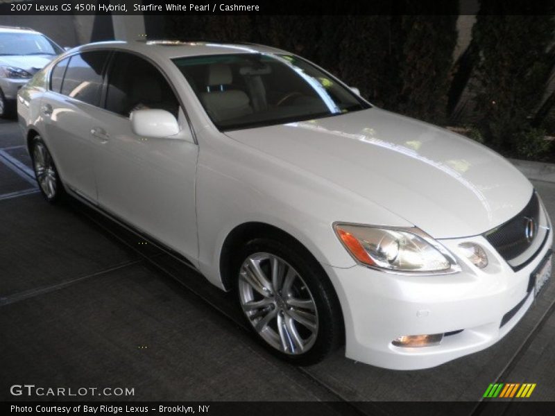 Starfire White Pearl / Cashmere 2007 Lexus GS 450h Hybrid