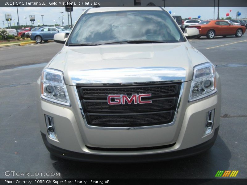 Gold Mist Metallic / Jet Black 2011 GMC Terrain SLE