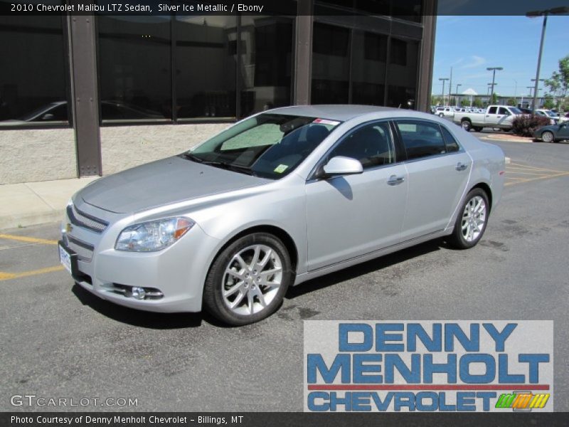 Silver Ice Metallic / Ebony 2010 Chevrolet Malibu LTZ Sedan