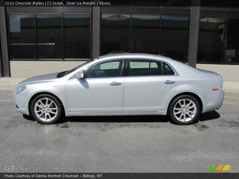 Silver Ice Metallic / Ebony 2010 Chevrolet Malibu LTZ Sedan