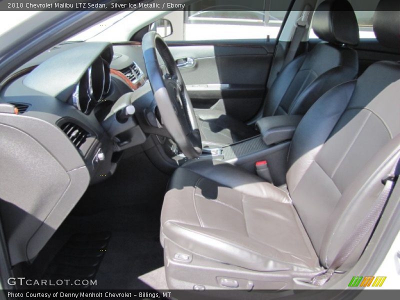 Silver Ice Metallic / Ebony 2010 Chevrolet Malibu LTZ Sedan