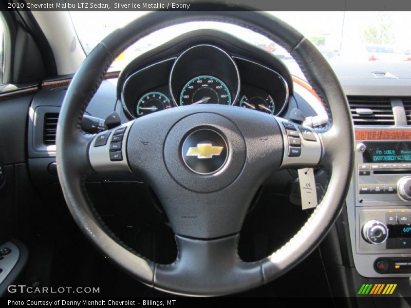 Silver Ice Metallic / Ebony 2010 Chevrolet Malibu LTZ Sedan
