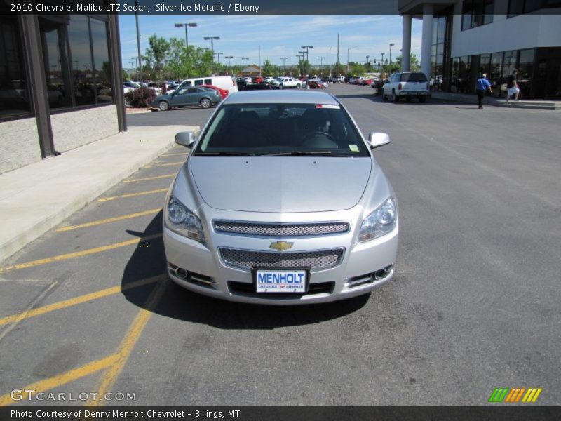 Silver Ice Metallic / Ebony 2010 Chevrolet Malibu LTZ Sedan