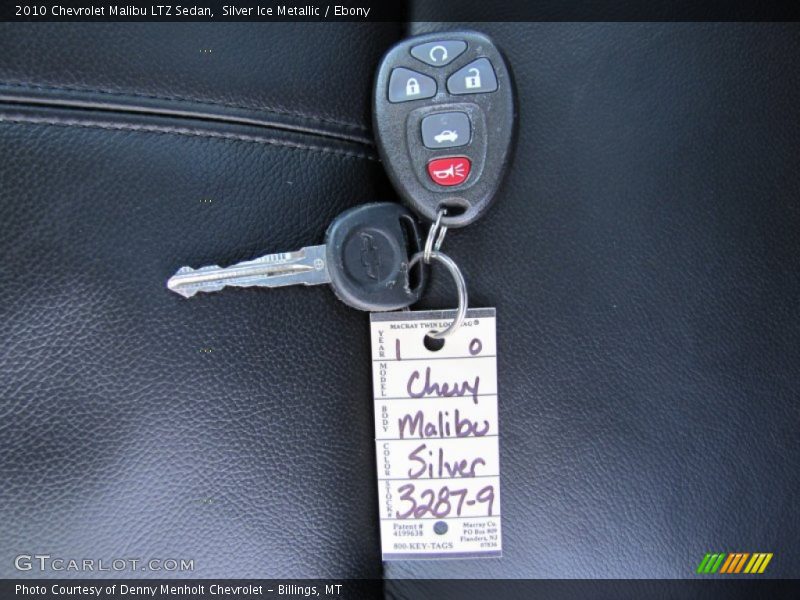 Silver Ice Metallic / Ebony 2010 Chevrolet Malibu LTZ Sedan